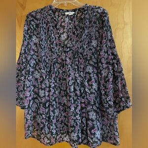 Joie Paisley Top Size Medium